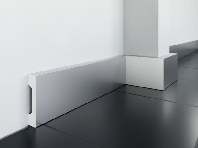Listwa podłogowa Creativa LPC-23M Srebrna RAL9006