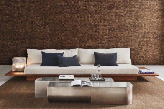 Omexco INT221 Intuition - tapeta geometryczna z morwy