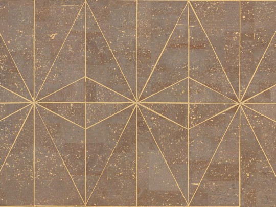 Omexco KHA64 Khatam - tapeta z korka w geometryczne gwiazdy