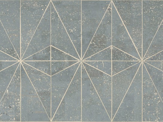 Omexco KHA63 Khatam - tapeta z korka w geometryczne gwiazdy