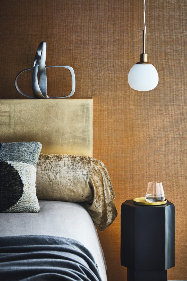 Omexco LAN232 Light at Night - tapeta z jedwabiu