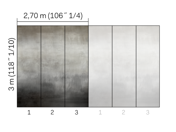 Omexco LAN292 Light at Night - mural o metalicznym wykończeniu