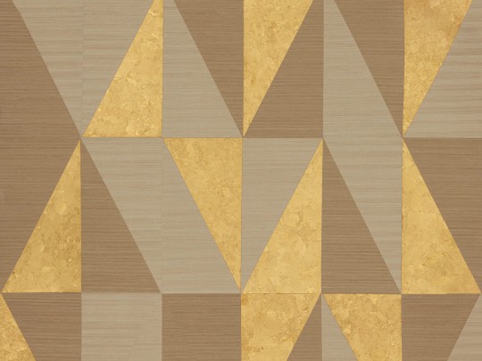 Omexco LAN312 Light at Night - tapeta z forniru drewnianego w patchworkowy wzór