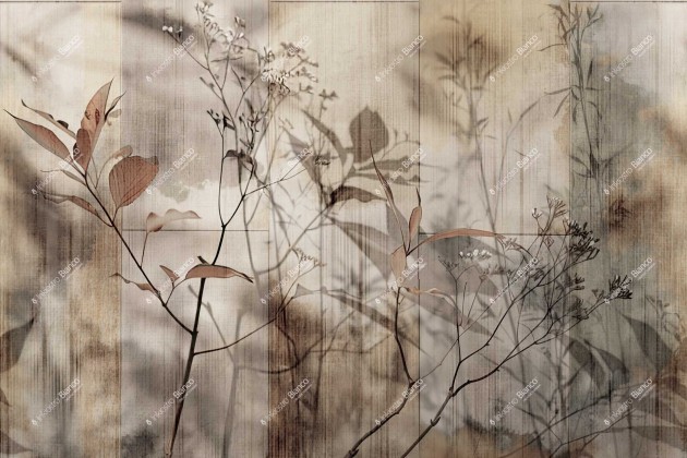 Inkiostro Bianco INKIIST2501 Flamenco Countryside - mural roślinny