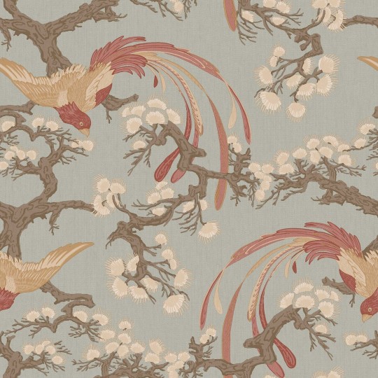 Boras Tapeter 8160 Charm Fenix - tapeta w ptaki i gałęzie