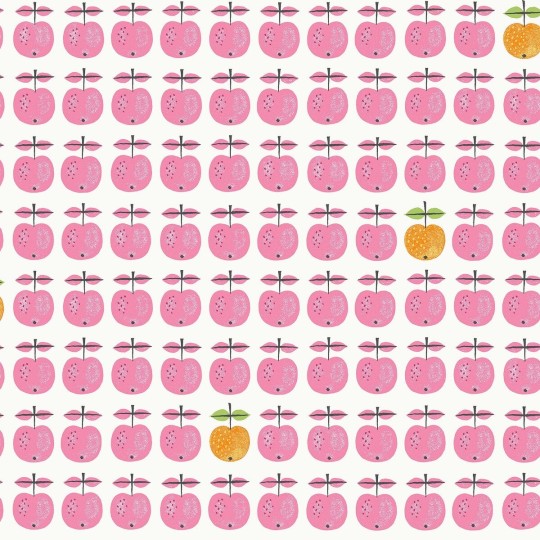 Boras Tapeter 1374 Scandinavian Designers Stig Lindberg Pall - tapeta w jabłka