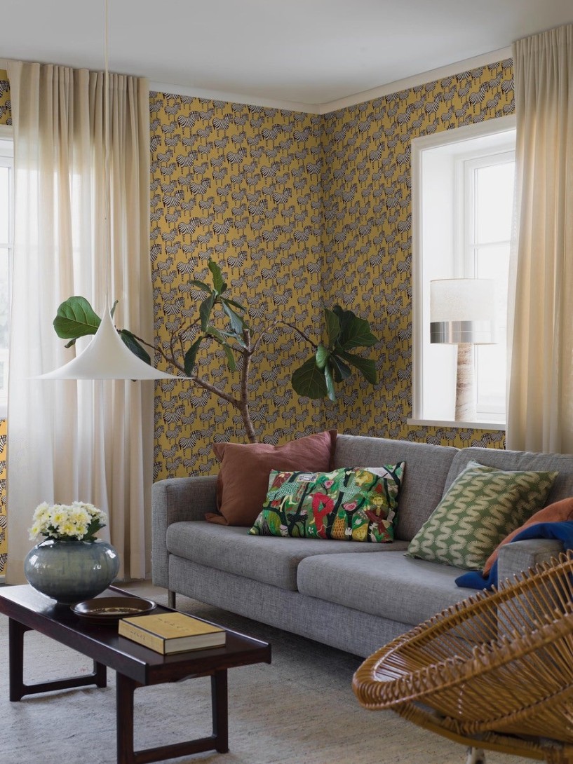 Boras Tapeter 1378 Scandinavian Designers Lisa Larson Zebra - tapeta w zebry