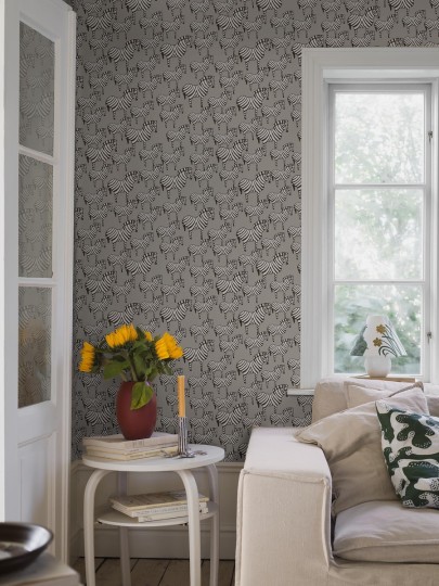 Boras Tapeter 1380 Scandinavian Designers Lisa Larson Zebra - tapeta w zebry