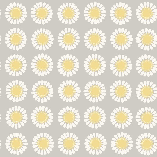 Boras Tapeter 1382 Scandinavian Designers Turi Gramstad Oliver Daisy - tapeta w retro stokrotki