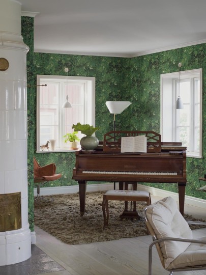 Boras Tapeter 1385 Scandinavian Designers Arne Jacobsen Dikesren - tapeta roślinna