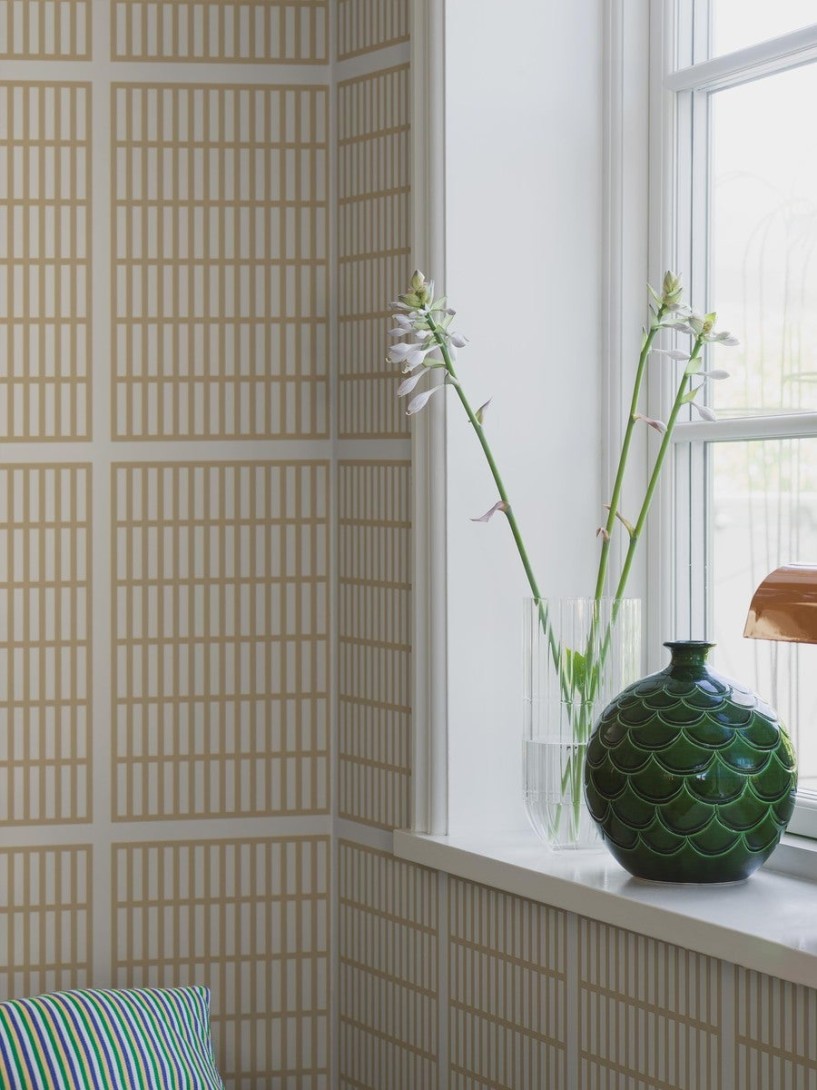 Boras Tapeter 1388 Scandinavian Designers Alvar Aalto 14/6 - tapeta geometryczna