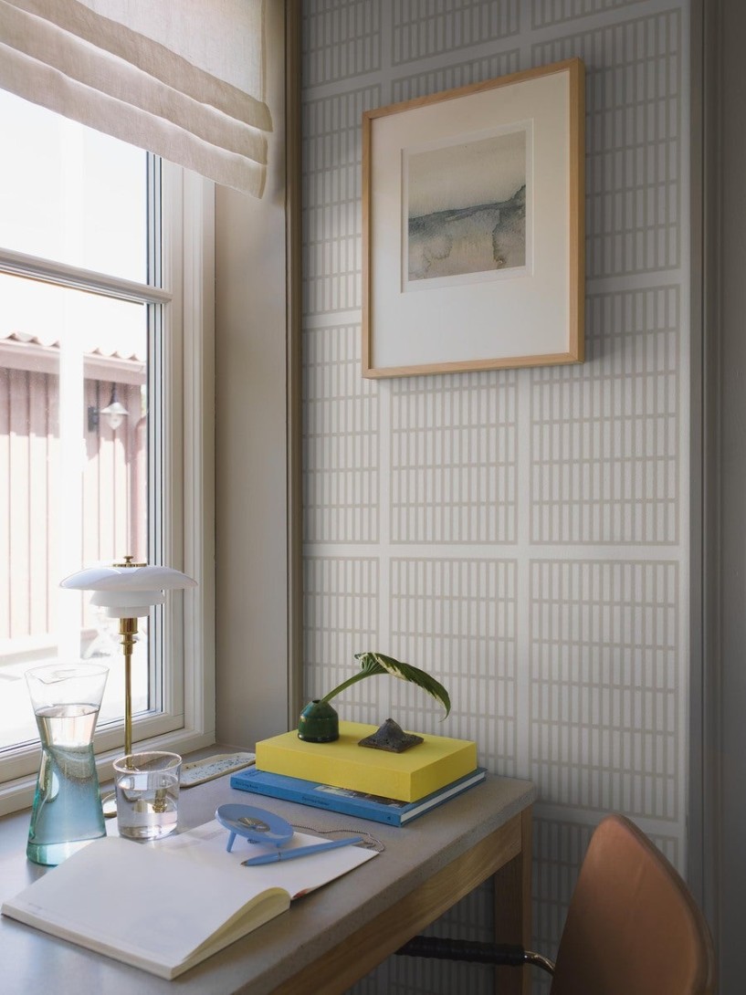 Boras Tapeter 1389 Scandinavian Designers Alvar Aalto 14/6 - tapeta geometryczna