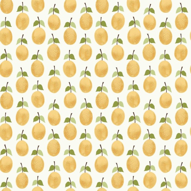 Boras Tapeter 1975 Scandinavian Designers Stig Lindberg Prunus - tapeta w śliwki retro