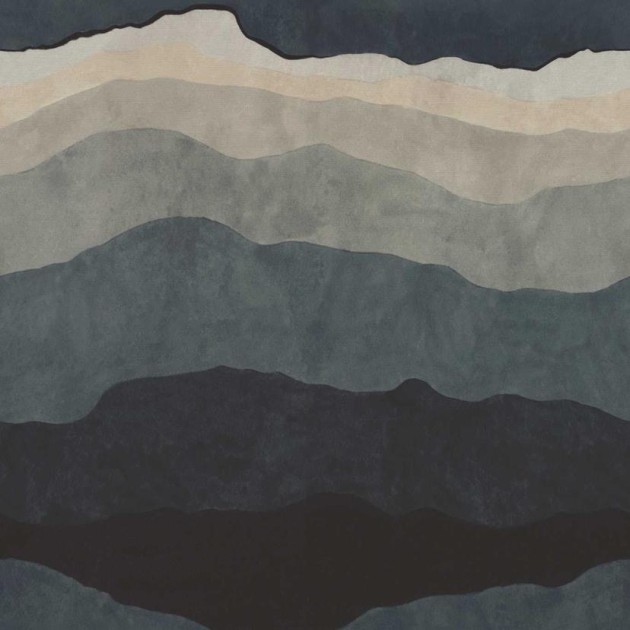 Harlequin HDMW113327 Defined Monumentum Sedimentary Midnight - mural w abstrakcyjny krajobraz