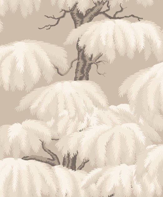 Sandberg S10663 Villa Como Alba Beige - tapeta w drzewa