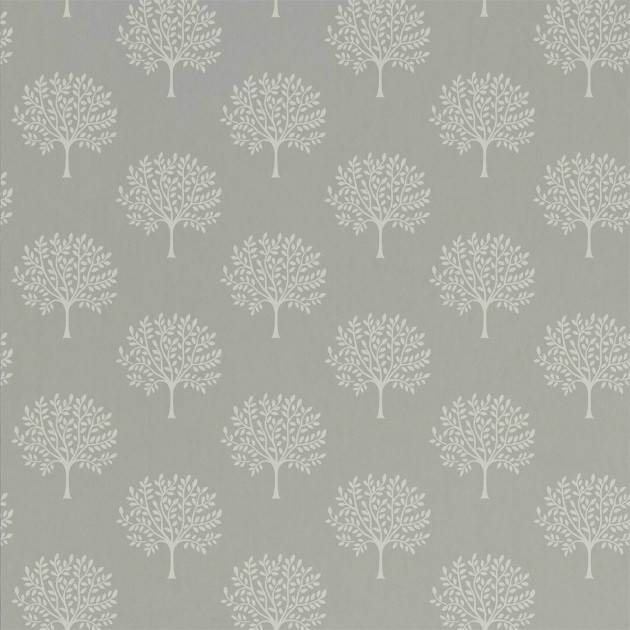 Sanderson DLMW216901 Littlemore Marcham Grey Birch - tapeta w drzewa