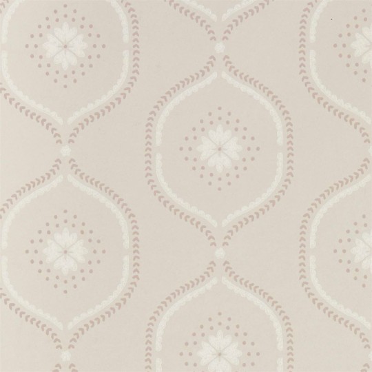 Sanderson DLMW216881 Littlemore Milcombe Powder Pink - tapeta w ogee