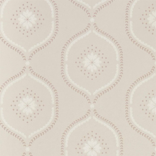 Sanderson DLMW216881 Littlemore Milcombe Powder Pink - tapeta w ogee