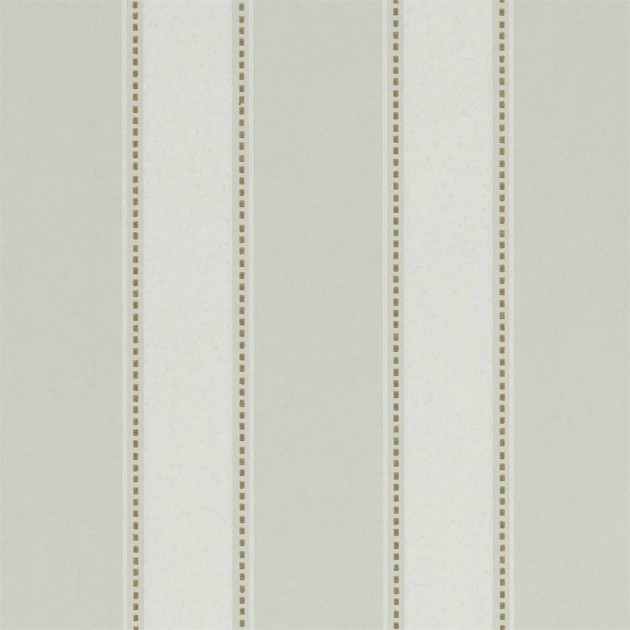 Sanderson DLMW216890 Littlemore Sonning Stripe Silver Grey - tapeta w pasy