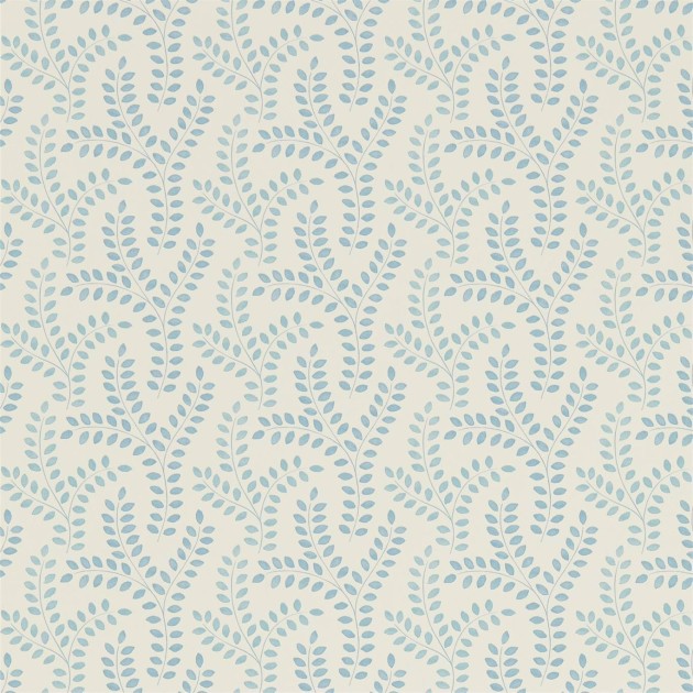 Sanderson DLMW216886 Littlemore Yarton Cornflower Blue - tapeta w liście