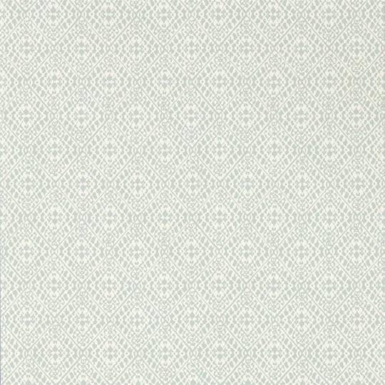 Sanderson DCPW216789 Littlemore Pinjara Trellis Blue Clay - tapeta w drobną kratownicę