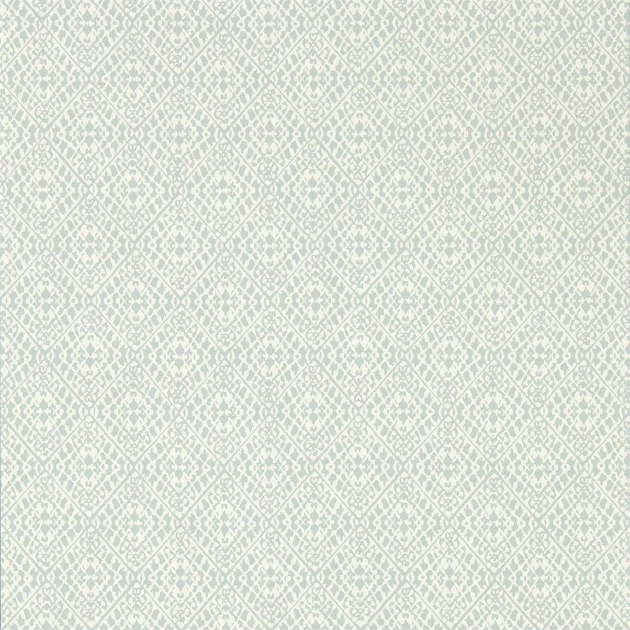 Sanderson DCPW216789 Littlemore Pinjara Trellis Blue Clay - tapeta w drobną kratownicę