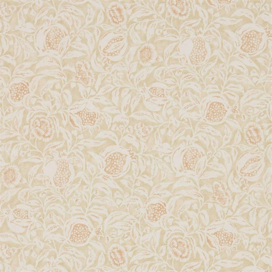 Sanderson DDAM216395 Chiswick Grove Annandale Amber/Sepia - tapeta w granaty