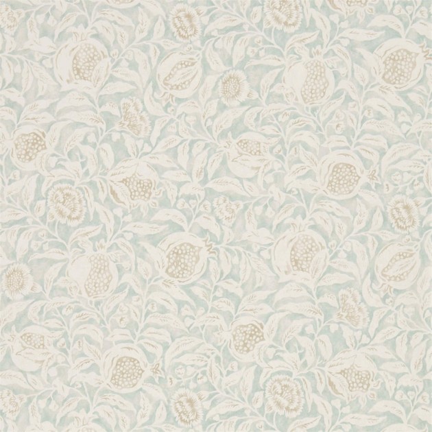 Sanderson DDAM216393 Chiswick Grove Annandale Wedgwood/Linen - tapeta w granaty