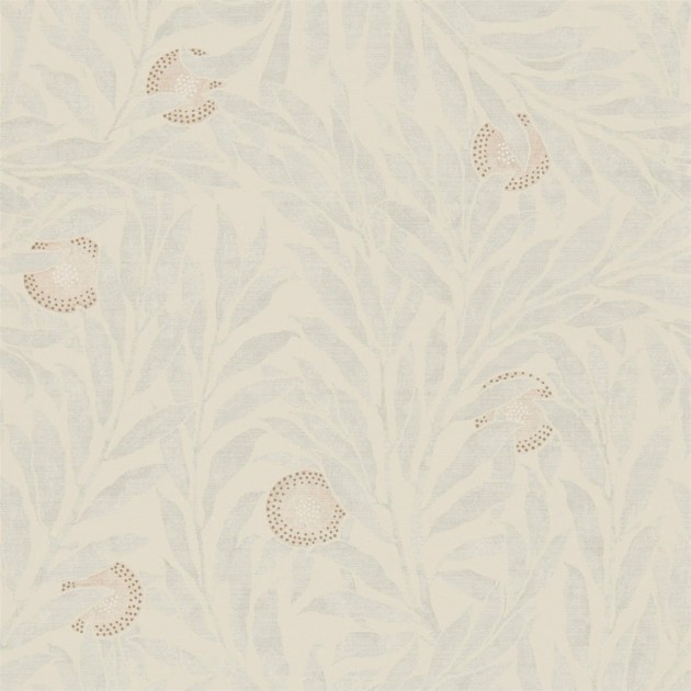 Sanderson DDAM216403 Chiswick Grove Orange Tree Dove - tapeta w drzewka pomarańczowe