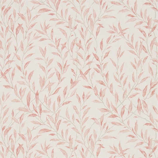 Sanderson DDAM216410 Chiswick Grove Osier Rosewood/Sepia - tapeta w liście wierzby