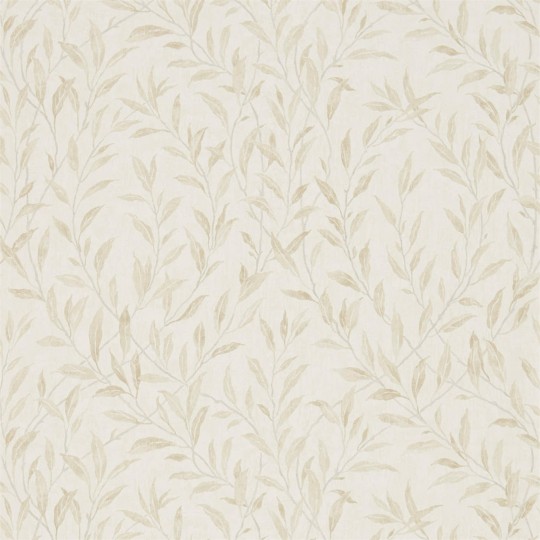 Sanderson DDAM216411 Chiswick Grove Osier Parchment/Cream - tapeta w liście wierzby