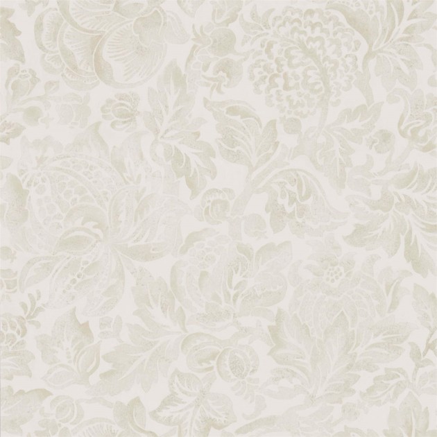 Sanderson DDAM216415 Chiswick Grove Thackeray Ivory - tapeta w roślinny ornament