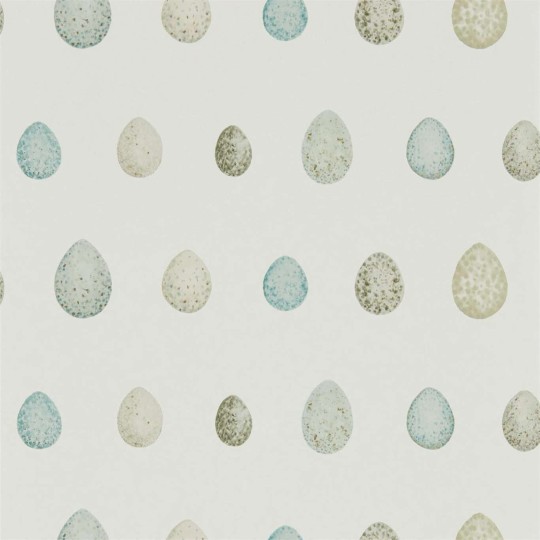 Sanderson DEBB216502 Embleton Bay Nest Egg Eggshell/Ivory - tapeta w jajka