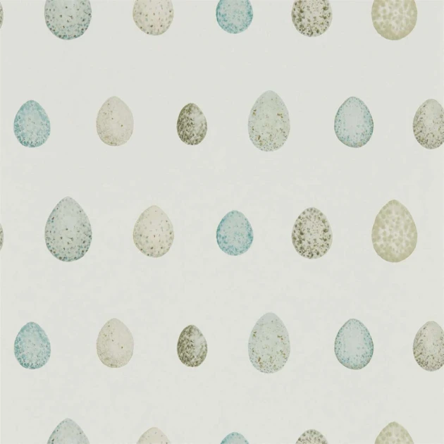 Sanderson DEBB216502 Embleton Bay Nest Egg Eggshell/Ivory - tapeta w jajka