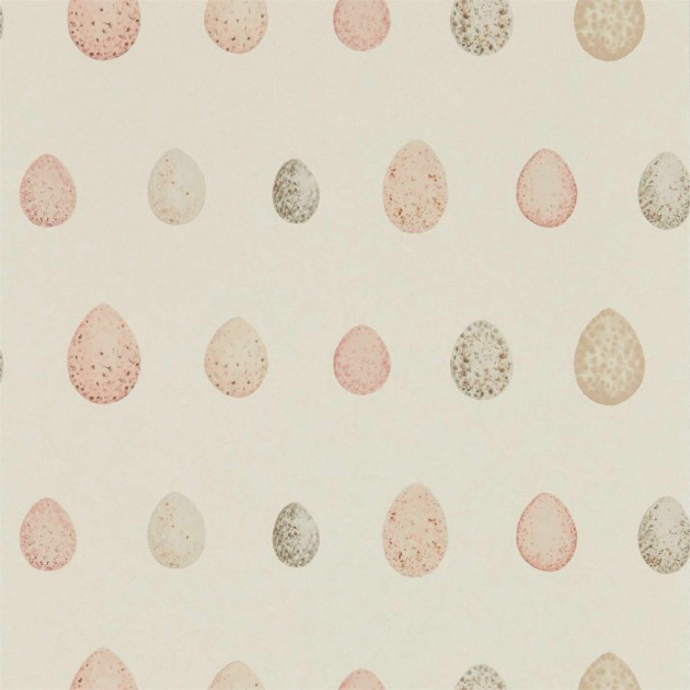 Sanderson DEBB216506 Embleton Bay Nest Egg Blush Pink - tapeta w jajka