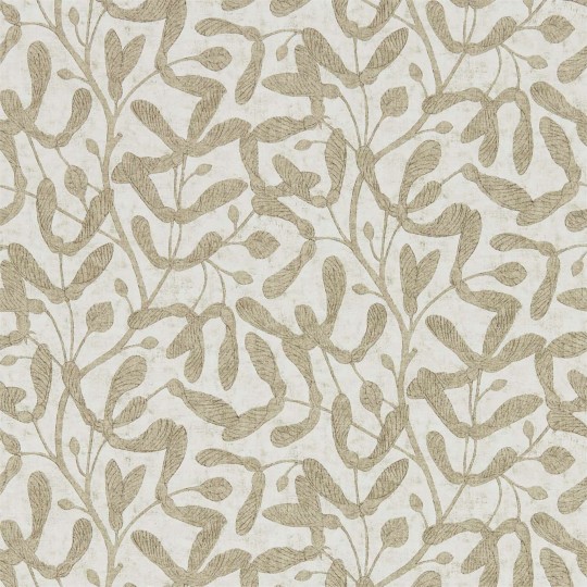 Sanderson DEBB216501 Embleton Bay Sycamore Trail Gold - tapeta z motywem klonu