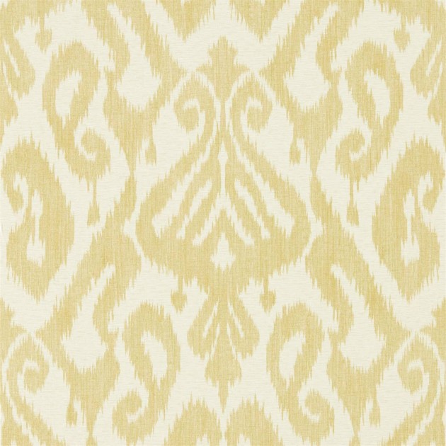 Sanderson DCPW216782 Caspian Kasuri Caraway - tapeta w ornament ikat