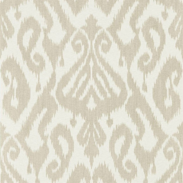 Sanderson DCPW216783 Caspian Kasuri Country Linen - tapeta w ornament ikat