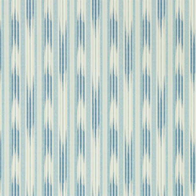 Sanderson DCPW216778 Caspian Ishi Indigo - tapeta w pasy ikat