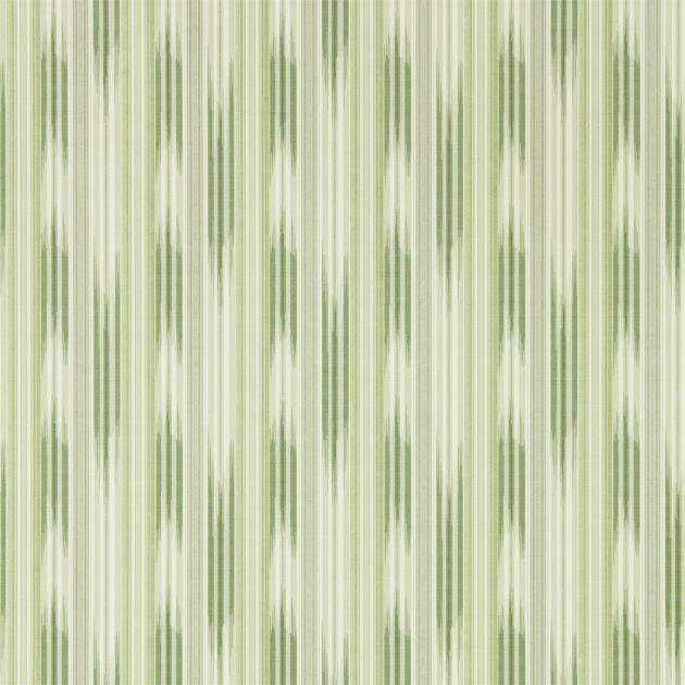 Sanderson DCPW216779 Caspian Ishi Emerald - tapeta w pasy ikat
