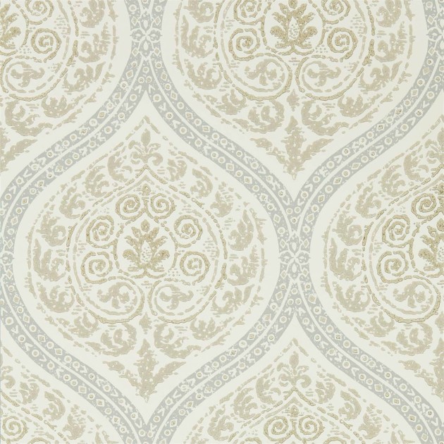 Sanderson DCPW216755 Caspian Madurai Stone - tapeta we wzór ogee