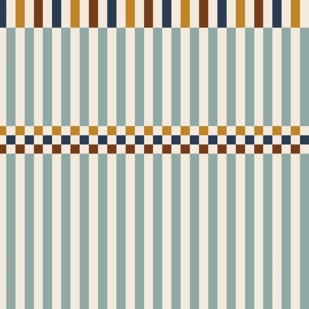 Dekornik DEKO.TAP.555 Stripes happy green and 3 colours - tapeta w pasy