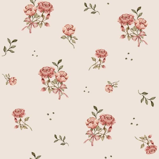Dekornik DEKO.TAP.413 Old English Flowers - tapeta kwiaty