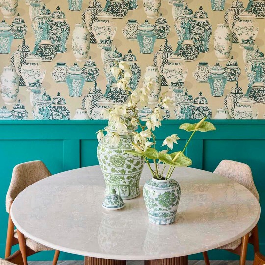 Eijffinger 351211 Magnifique - tapeta w ceramiczne wazy