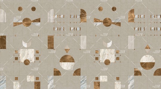 Wallpepper WPS-03 B 2025 Eos - mural geometryczny z efektem marmuru