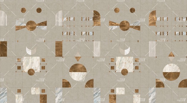 Wallpepper WPS-03 B 2025 Eos - mural geometryczny z efektem marmuru