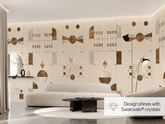 Wallpepper WPS-03 B 2025 Eos - mural geometryczny z efektem marmuru