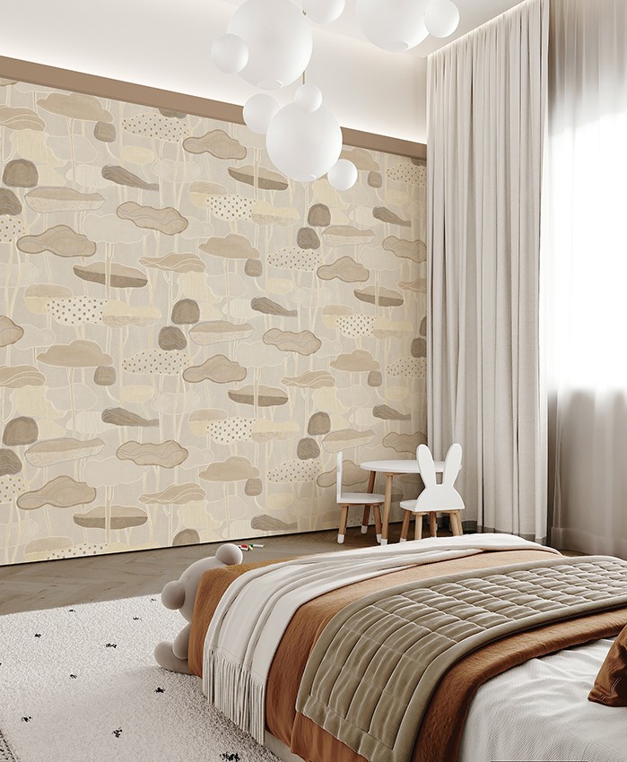 Wallpepper WP-180 A Pattern 2025 Campeggio toscano - mural dziecięcy w sosny śródziemnomorskie