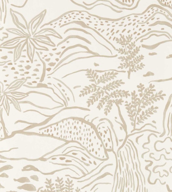 Scion NSCW113266 Oakham Falling Foss Linen - tapeta w krajobraz