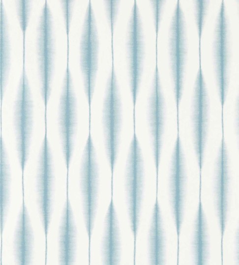 Scion NSCW113272 Oakham Kasuri Coast Blue - tapeta w pióra z efektem ikat